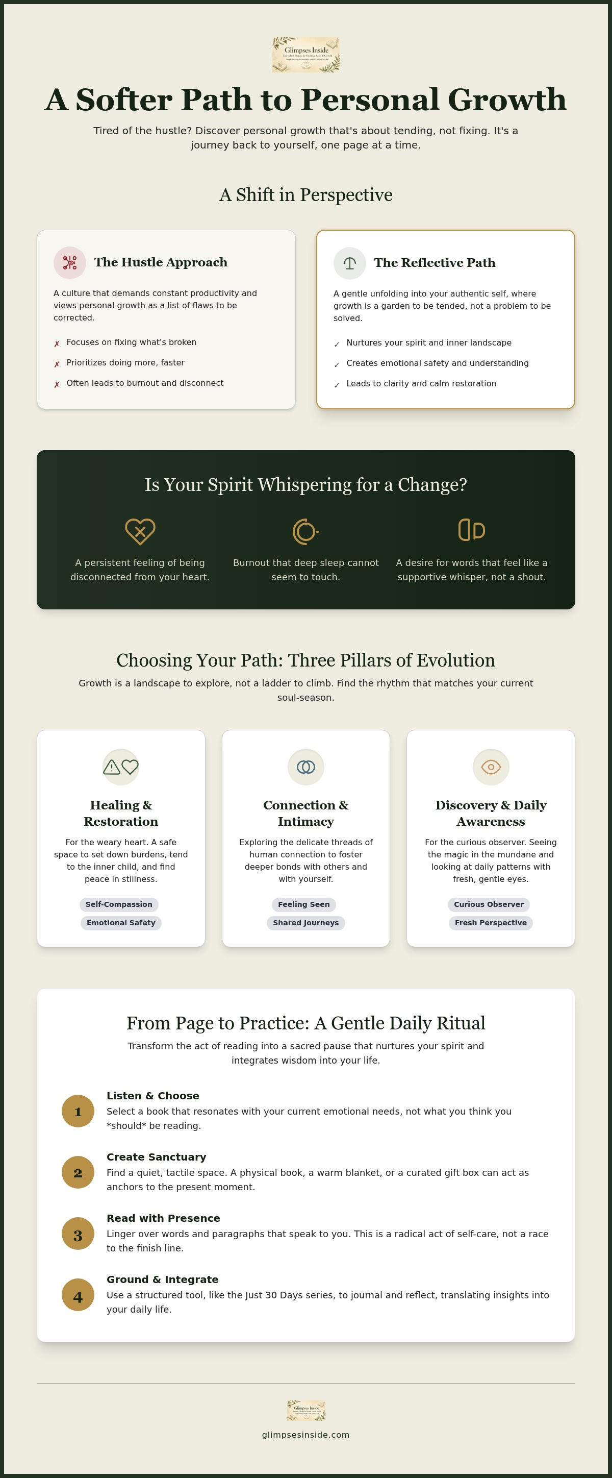 Women's Personal Growth: Guide to Your Inner Landscape infographic