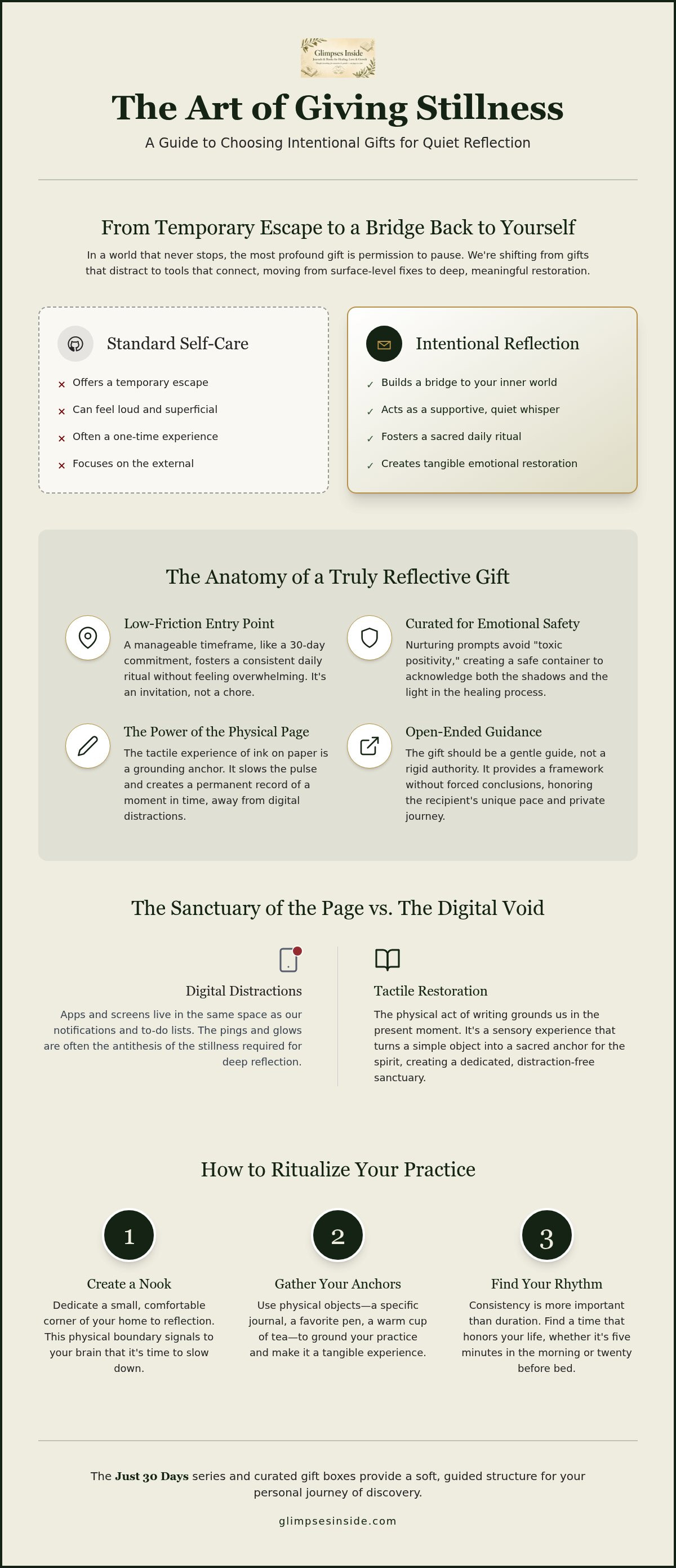 Gifts for Quiet Reflection: Soul Sanctuaries 2026 infographic